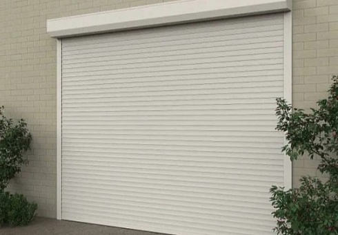 Рулонные гаражные ворота Алютех Prestige с алюминиевым профилем AR/555N и автоматическим управлением с доставкой в Сочи 