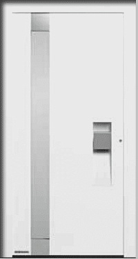 Двери входные алюминиевые ThermoCarbon Hormann - Мотив 306 в Сочи